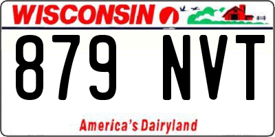 WI license plate 879NVT
