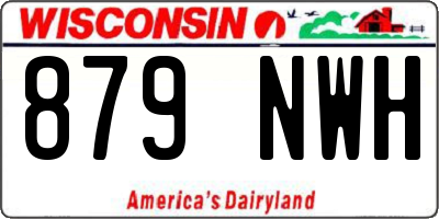 WI license plate 879NWH