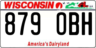 WI license plate 879OBH