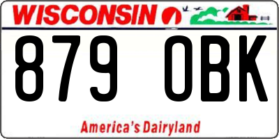WI license plate 879OBK