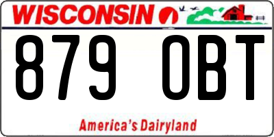 WI license plate 879OBT