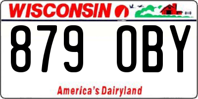 WI license plate 879OBY