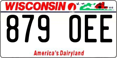 WI license plate 879OEE