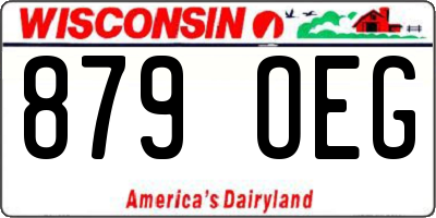 WI license plate 879OEG