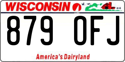 WI license plate 879OFJ