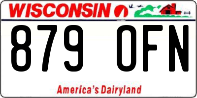 WI license plate 879OFN