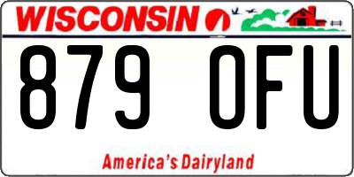 WI license plate 879OFU