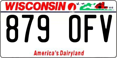 WI license plate 879OFV