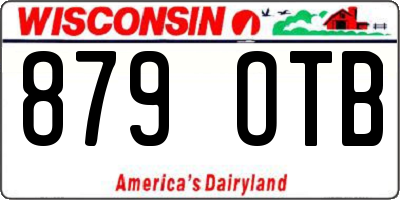 WI license plate 879OTB