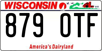 WI license plate 879OTF