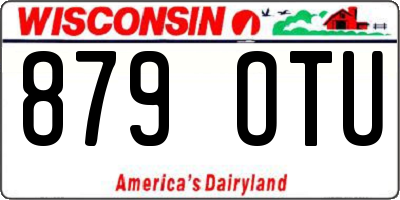 WI license plate 879OTU