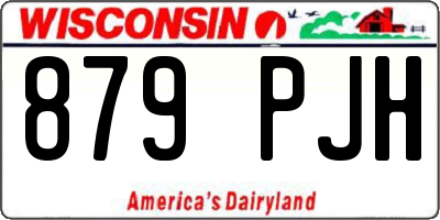 WI license plate 879PJH