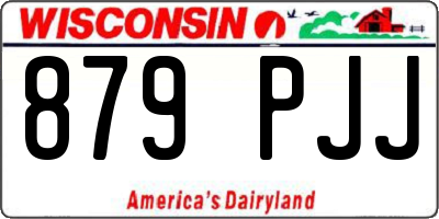 WI license plate 879PJJ
