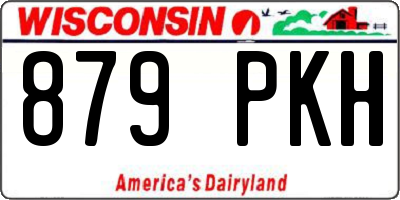 WI license plate 879PKH