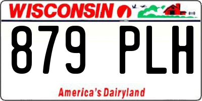 WI license plate 879PLH
