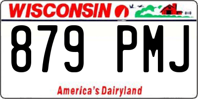 WI license plate 879PMJ