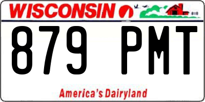 WI license plate 879PMT