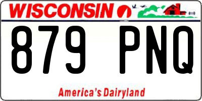WI license plate 879PNQ