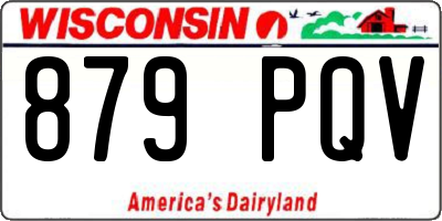 WI license plate 879PQV