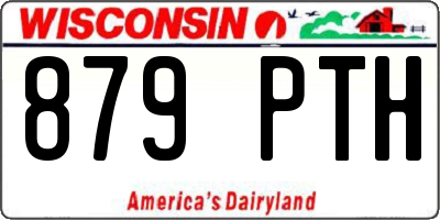 WI license plate 879PTH