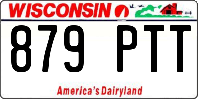 WI license plate 879PTT