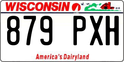 WI license plate 879PXH