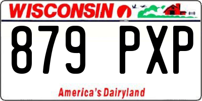 WI license plate 879PXP