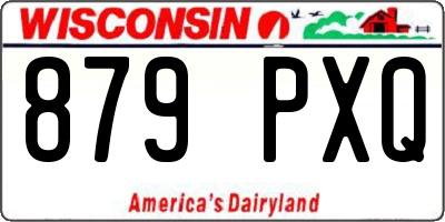 WI license plate 879PXQ
