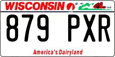 WI license plate 879PXR