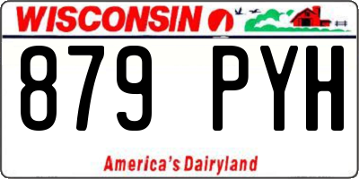 WI license plate 879PYH