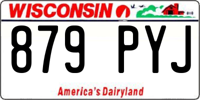 WI license plate 879PYJ