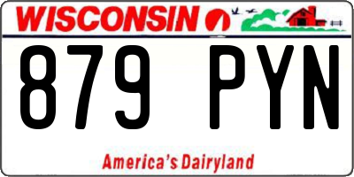 WI license plate 879PYN