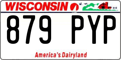WI license plate 879PYP
