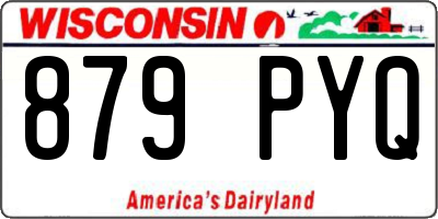 WI license plate 879PYQ