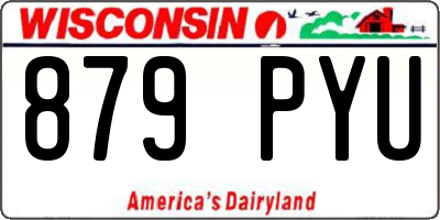 WI license plate 879PYU