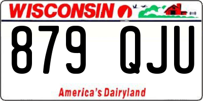 WI license plate 879QJU