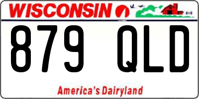 WI license plate 879QLD