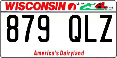 WI license plate 879QLZ