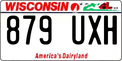 WI license plate 879UXH