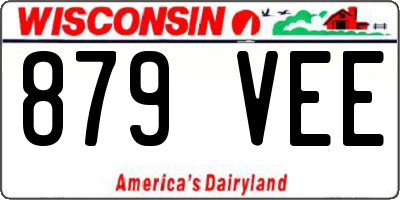 WI license plate 879VEE