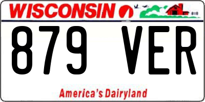 WI license plate 879VER