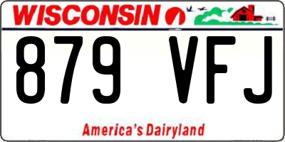 WI license plate 879VFJ