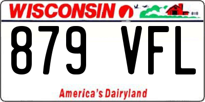 WI license plate 879VFL