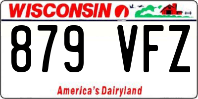 WI license plate 879VFZ