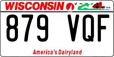WI license plate 879VQF