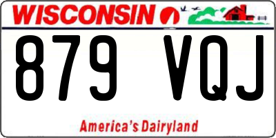 WI license plate 879VQJ