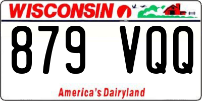 WI license plate 879VQQ