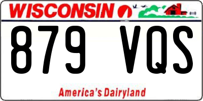 WI license plate 879VQS