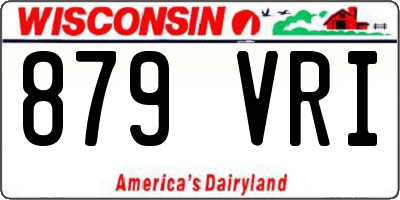 WI license plate 879VRI