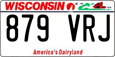 WI license plate 879VRJ